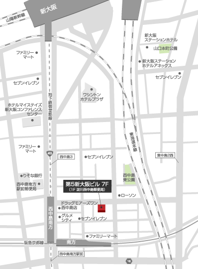 ベルエステート本社地図